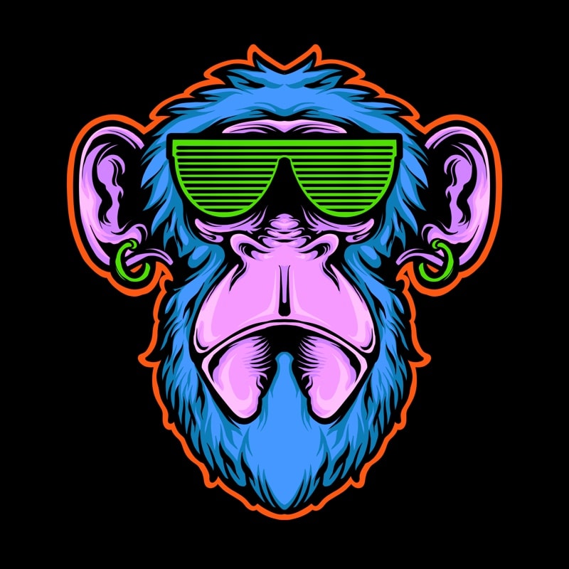 Monkey cool - Buy t-shirt designs