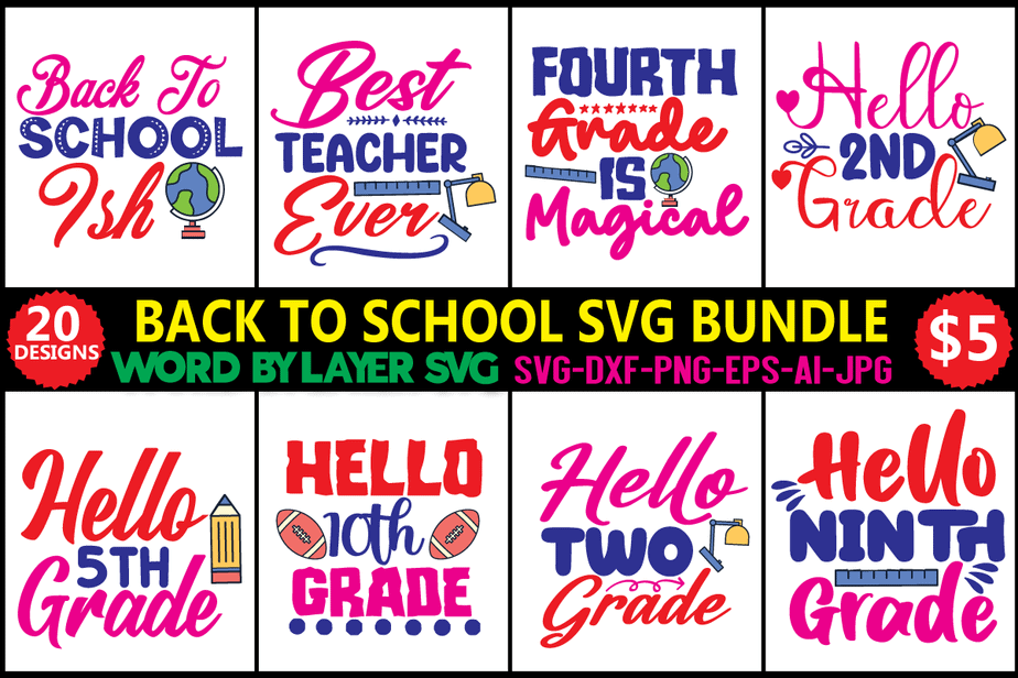 Back to school svg bundle,svgs,quotes-and-sayings,food-drink,print-cut ...