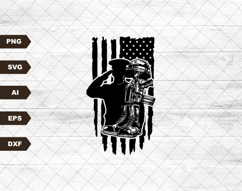 US Veteran Salute Svg File || US Patriotic Svg || US Veteran Svg || Army Svg || Military Svg || Patriotic Svg || Veteran Svg || Veteran Png