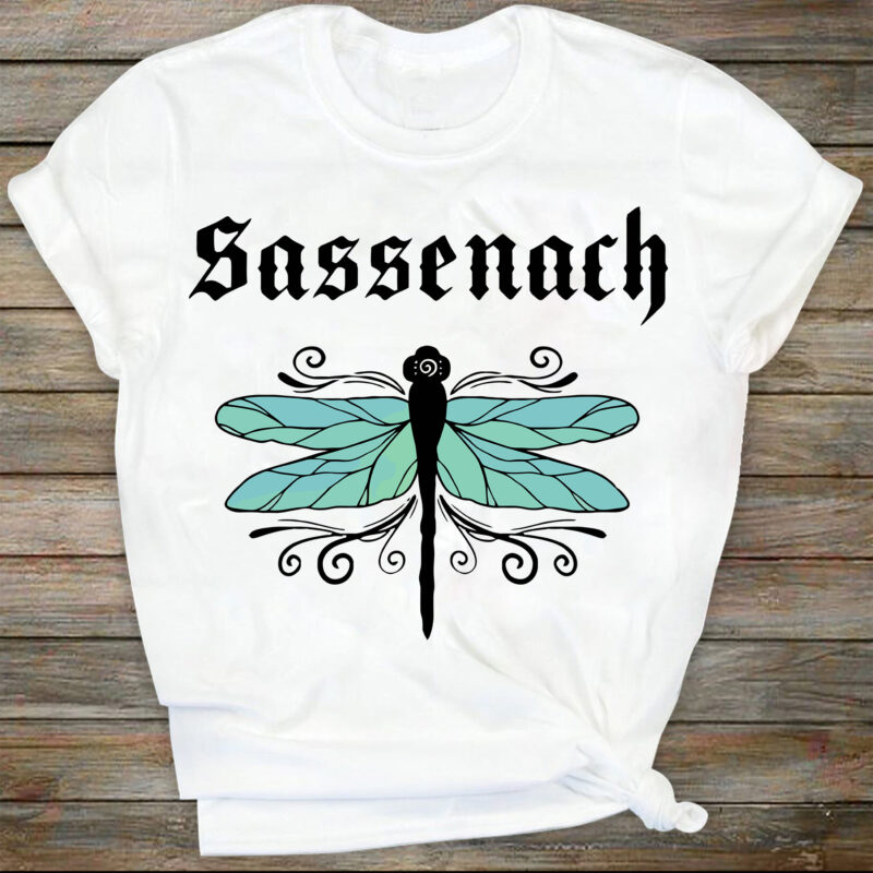 Sassenach with dragonfly Outlander inspired PNG & SVG