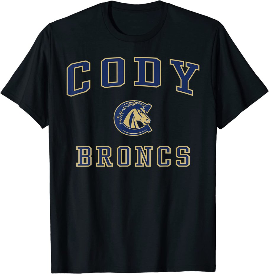 Cody High School Broncs T-Shirt C1 CL - Buy t-shirt designs