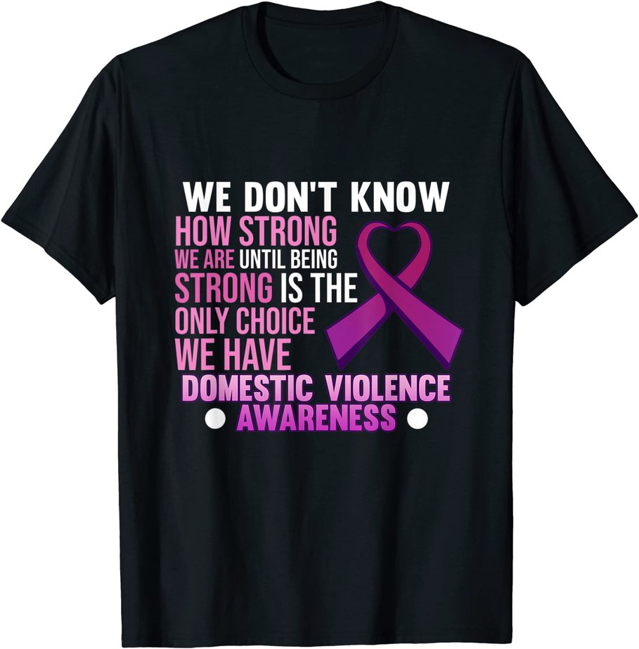 There Is More To Story Domestic Violence Awareness Graphic T-Shirt cl ...