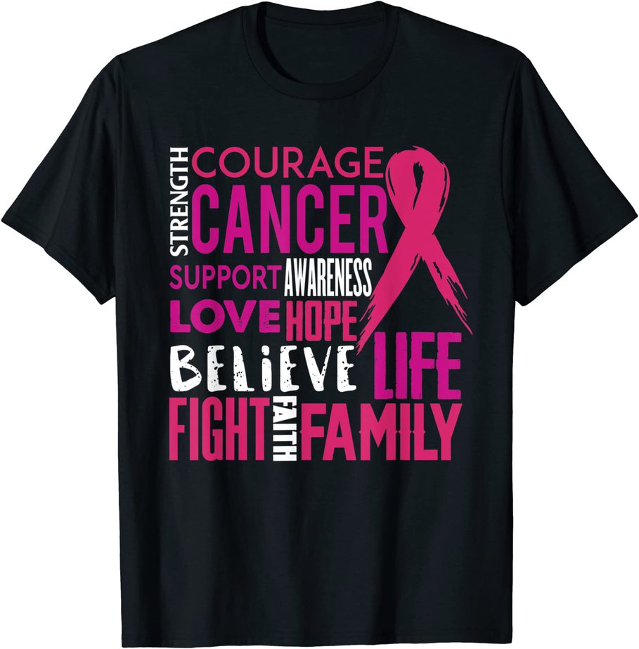 Breast Cancer Survivor Women T-Shirt Breast Cancer Fight TEE CL - Buy t ...