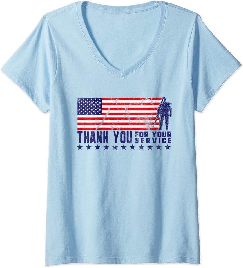 Womens Veteran Thank You For Your Service Veterans Day Appreciation V ...