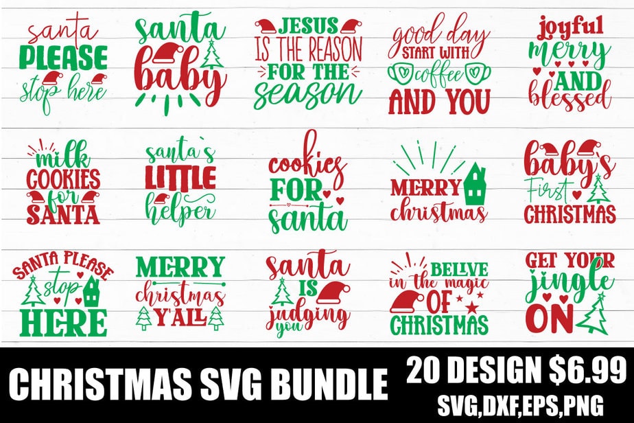 Christmas svg bundle - Buy t-shirt designs