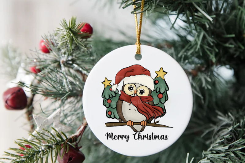 Bayby Owl Christmas Sublimation