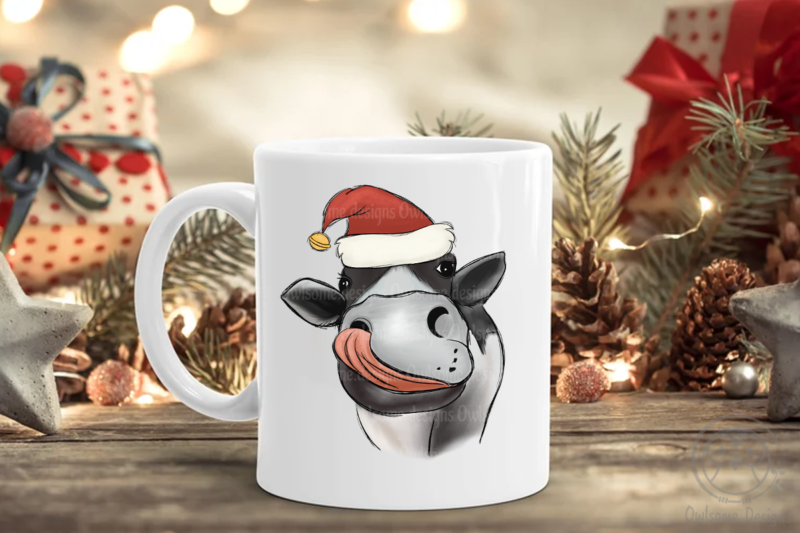 Cow Christmas Sublimation