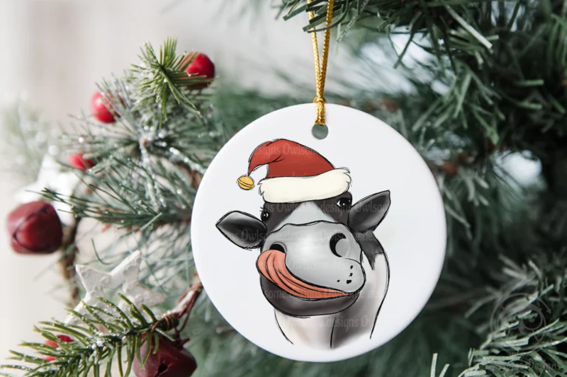 Cow Christmas Sublimation