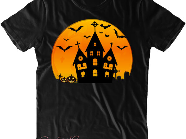 Horror and scary house halloween night png, halloween night, halloween design, halloween graphics, halloween quote, ghost, halloween png, pumpkin, witch, witches, spooky, halloween party, spooky season, halloween vector