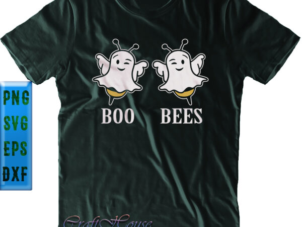 Couple bees halloween boo svg, boo bees svg, halloween svg, funny halloween, halloween party, halloween quote, halloween night, pumpkin svg, witch svg, ghost svg, halloween death, trick or treat svg, t shirt vector file