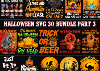 Halloween SVG 30 Bundles Part 3, Bundles Halloween, Halloween SVG Bundles, Bundles, Halloween Bundles, Halloween Bundle, Bundle Halloween, Halloween t shirt design bundle, Halloween Svg Bundles t shirt design, Halloween