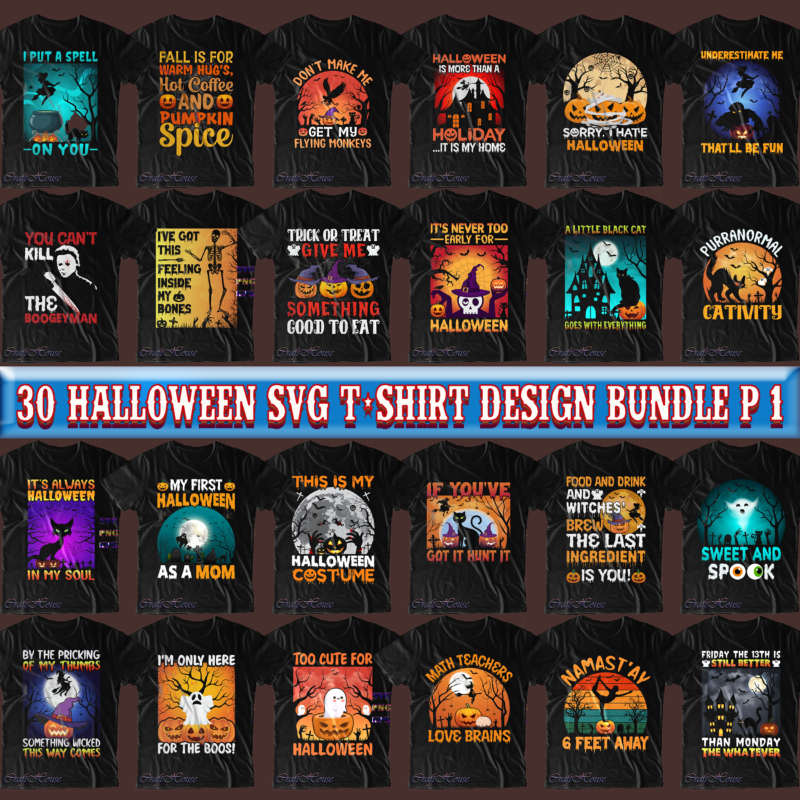 Halloween SVG 30 Bundles Part 1, Halloween t shirt design bundle, Halloween t shirt design, Halloween Svg Bundles t shirt design, Halloween Svg Bundle, Bundles Halloween, Halloween bundles, Halloween Bundle,