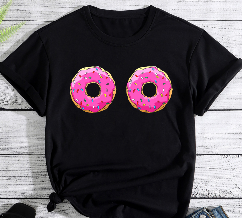 Donut Boobs Sprinkle Doughnut Funny Gift - Buy t-shirt designs