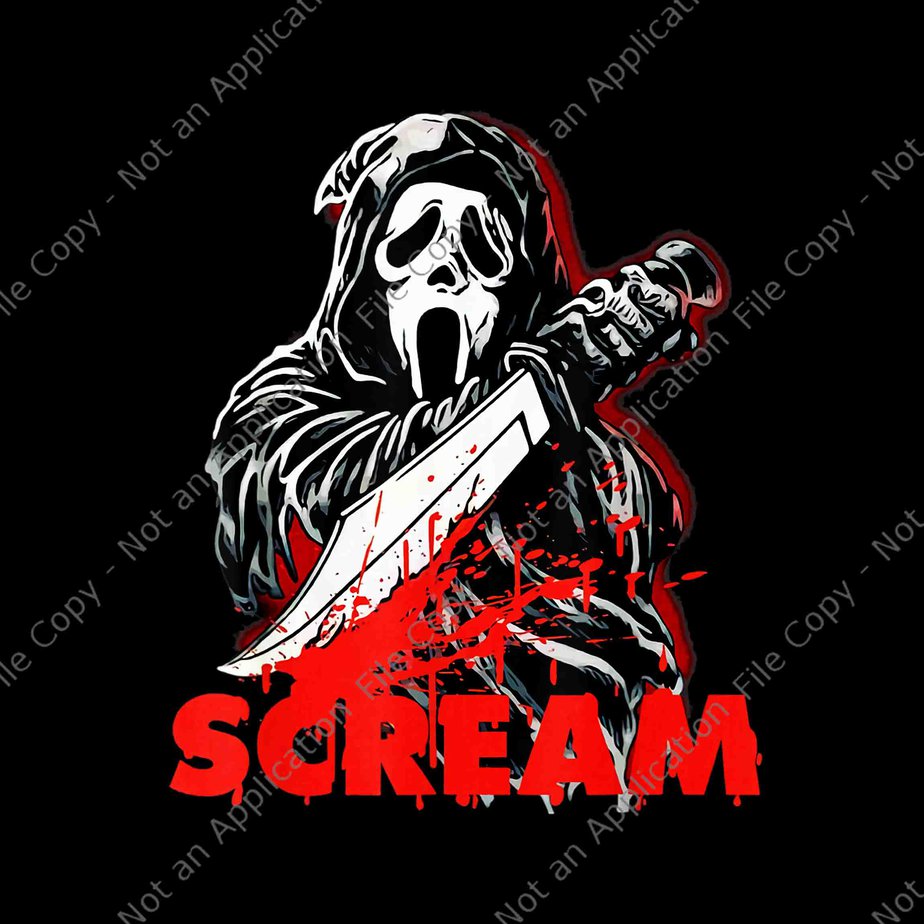 Horror Halloween Watch Scary Movie Friend Scream Png, Horror Halloween ...