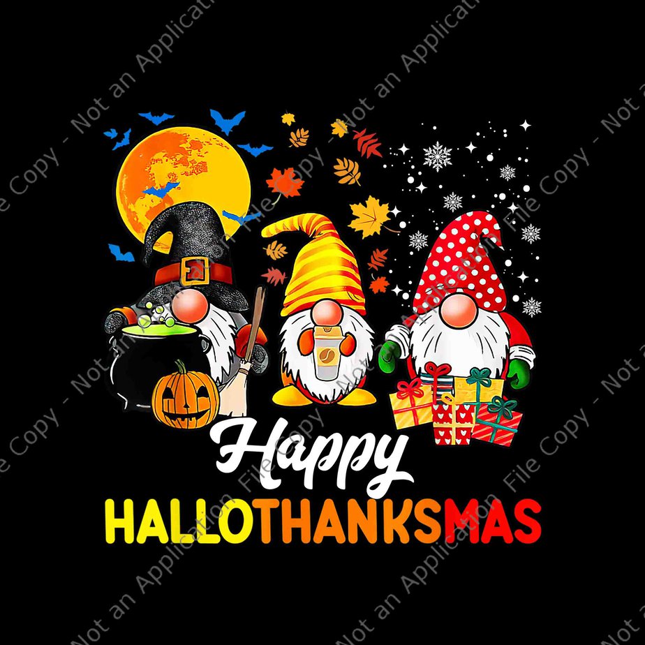 Snoopy Happy Hallothanksmas PNG Fall Halloween Thanksgiving