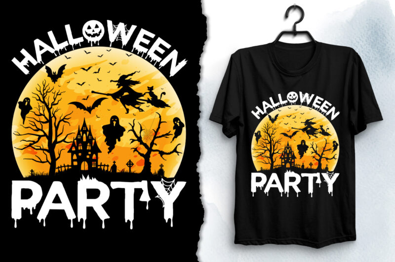 Halloween Party-Halloween T-Shirt Design