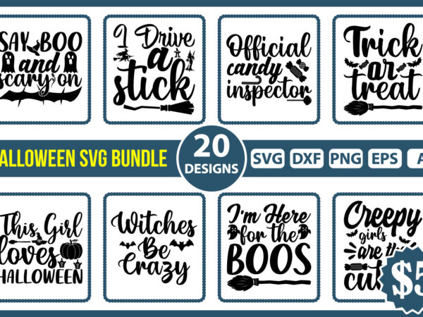 Halloween svg bundle, halloween svg, witch svg, ghost svg, pumpkin svg, fall svg, thanksgiving svg, silhouette vector, svg cut file, hallowwwn t shirt bundle, halloween shirt cut file, halloween shirt