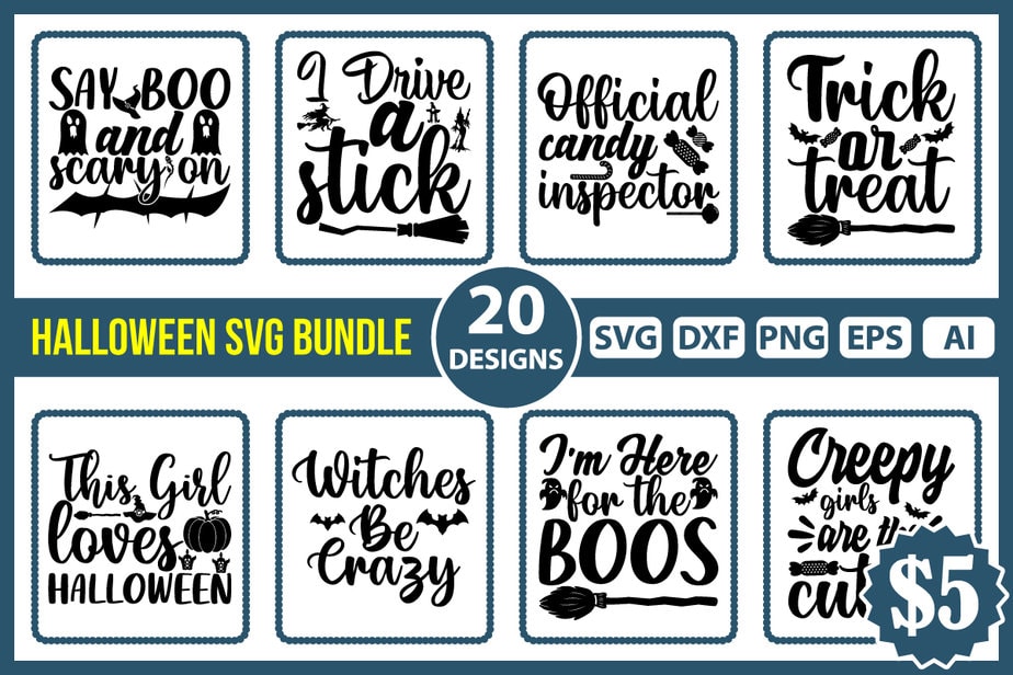 Halloween SVG Bundle, Halloween SVG, Witch SVG, Ghost Svg, Pumpkin Svg ...