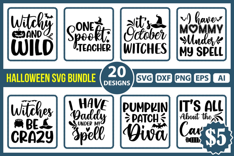 Halloween Svg Bundle, Halloween T-shirt bundle, Halloween Svg, Fall Svg ...