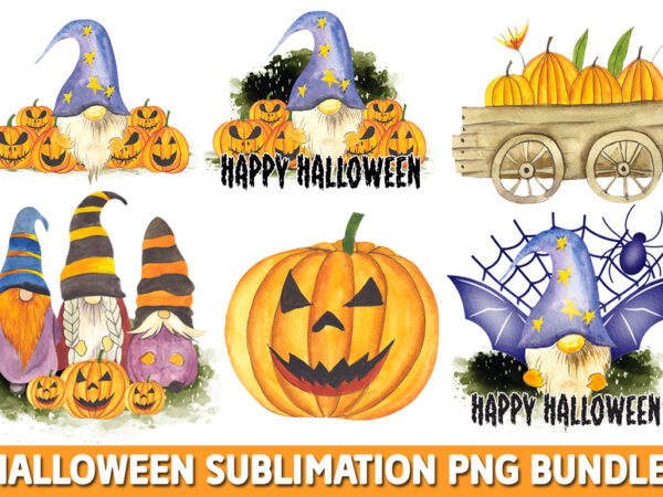 Halloween sublimation png bundle graphic t shirt