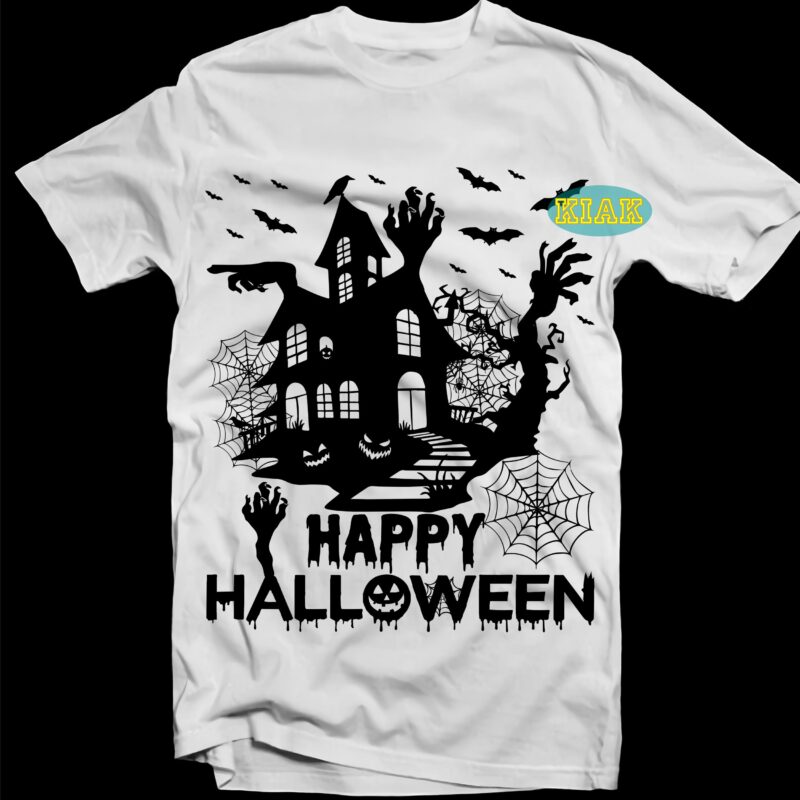 Halloween Ghost House Svg, Spooky House Svg, Halloween t shirt design, Halloween Design, Halloween Svg, Halloween Party, Halloween Png, Pumpkin Svg, Halloween vector, Witch Svg, Spooky, Hocus Pocus Svg, Trick