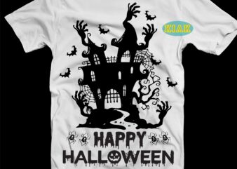 Spooky House Svg, Halloween House Svg, Halloween t shirt design, Halloween Design, Halloween Svg, Halloween Party, Halloween Png, Pumpkin Svg, Halloween vector, Witch Svg, Spooky, Hocus Pocus Svg, Trick or