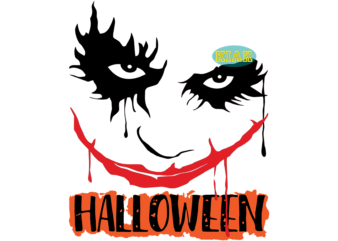 Joker Halloween SVG, Joker SVG, Joker Face PNG, Halloween Svg, Halloween death, Halloween Night, Halloween Party, Halloween quotes, Funny Halloween, October 31 Svg, Ghost svg, Pumpkin svg, Hocus Pocus Svg,
