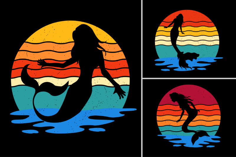 Sunset T-Shirt Design Graphic Background Bundle