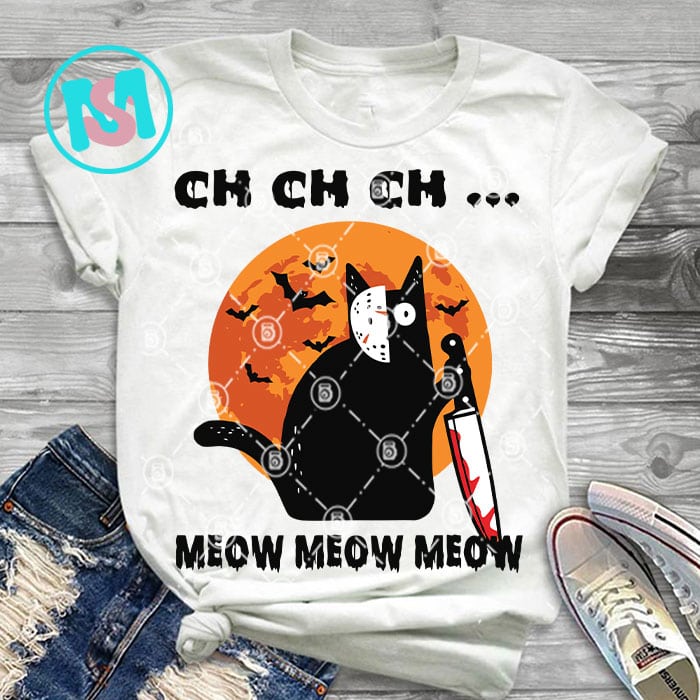 Cat Halloween Bundle PNG, Trick Or Treat, Happy Meoween, Happy Halloween, Stay Spooky