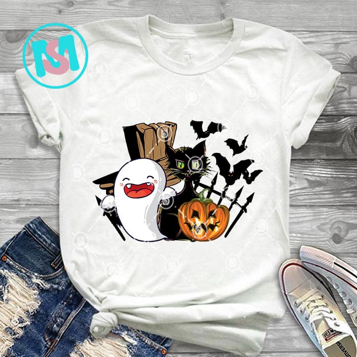 Cat Halloween Bundle PNG, Trick Or Treat, Happy Meoween, Happy Halloween, Stay Spooky