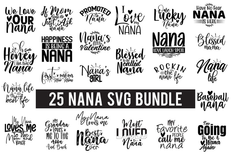 Grandma SVG Bundle