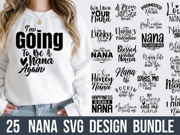 Grandma svg bundle t shirt design template