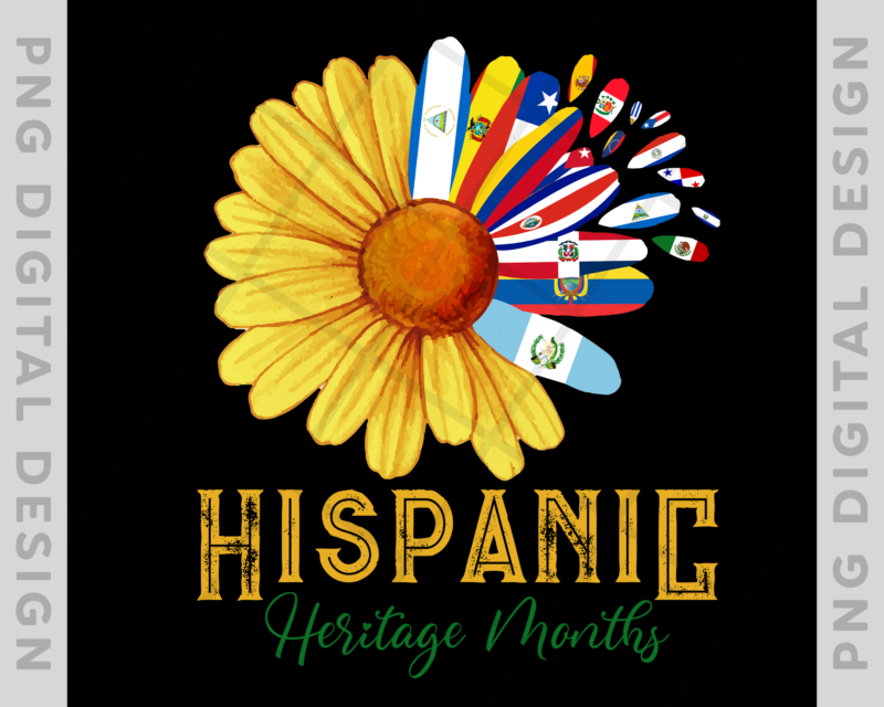 National Hispanic Heritage Months Tees Hispanic Heritage Month National ...