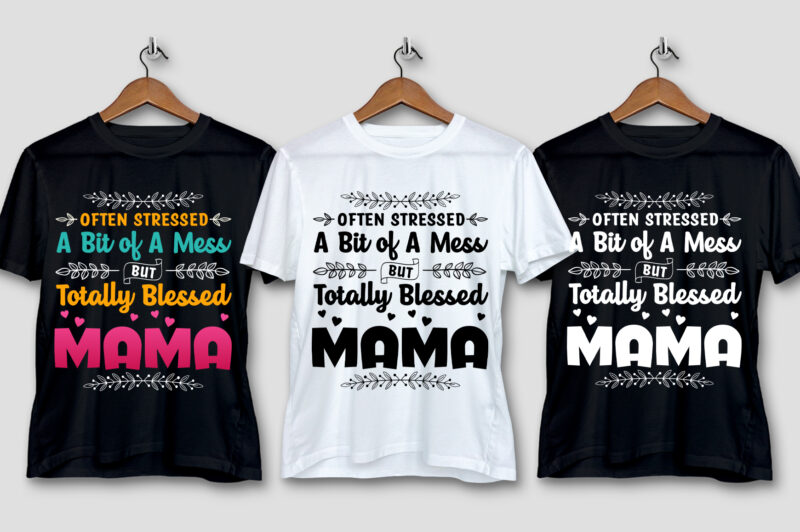 Typography T-Shirt Design Bundle