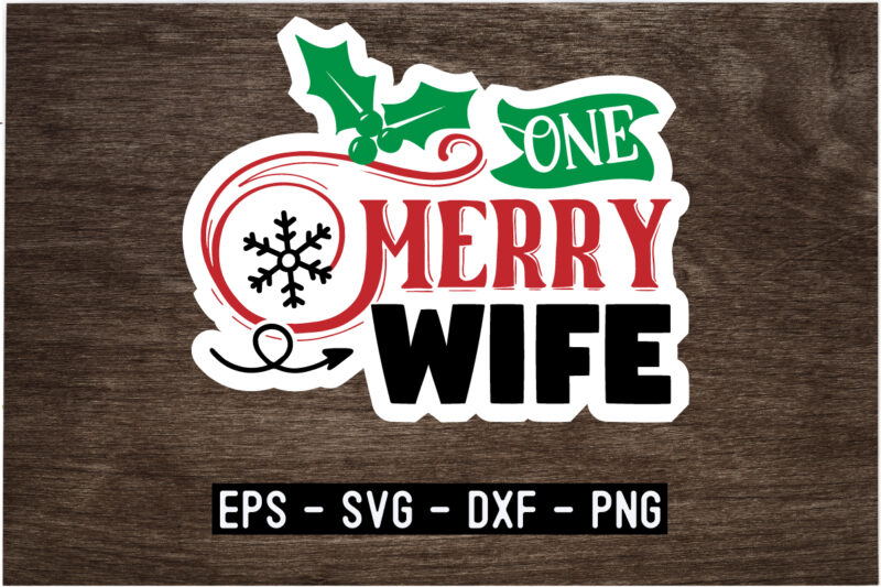 Christmas SVG Sticker Design Bundle