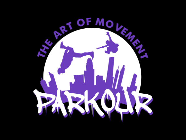 Parkour the art 2 t shirt illustration