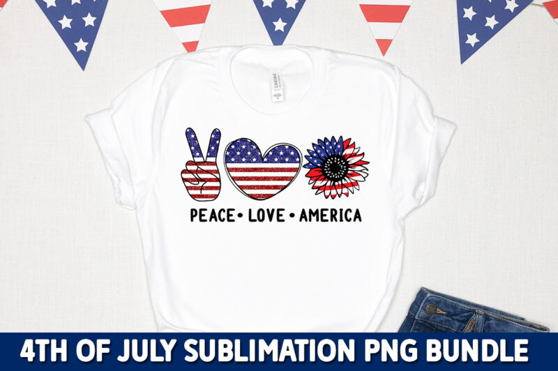 4th of July Sublimation PNG Bundle