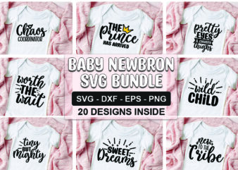 Baby Newborn SVG Bundle