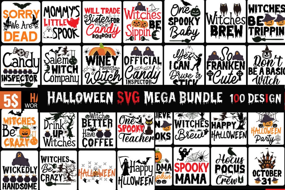 Halloween t shirt bundle, halloween t shirts bundle, halloween t shirt ...