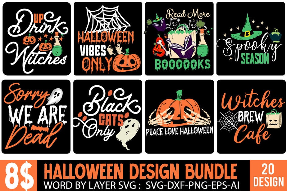 Halloween SVG , Halloween SVG Bundle , Halloween SVG Design , Halloween ...