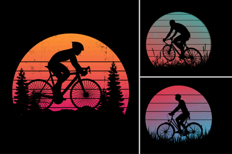 Sunset T-Shirt Design Graphic Bundle