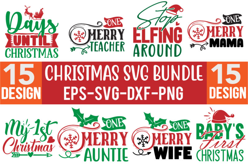 Christmas SVG Design Bundle