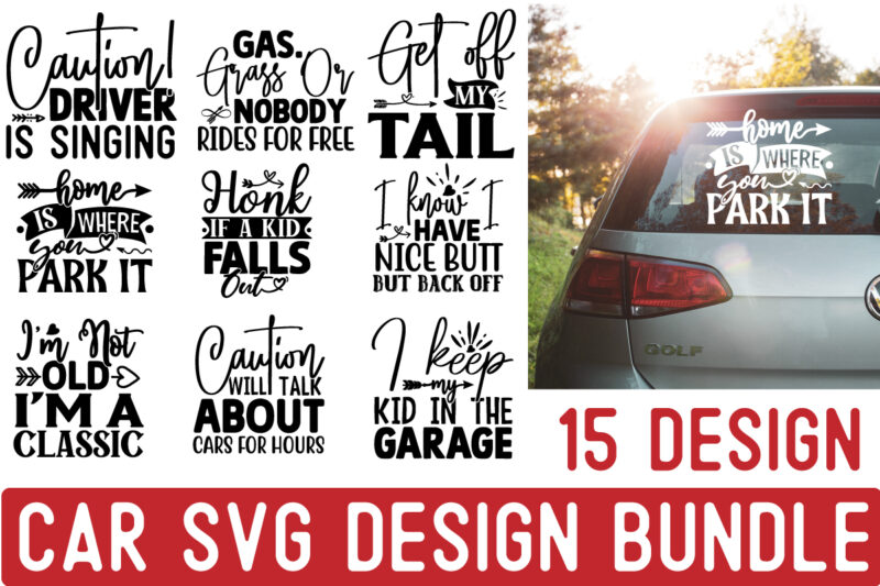 Car SVG Design Bundle