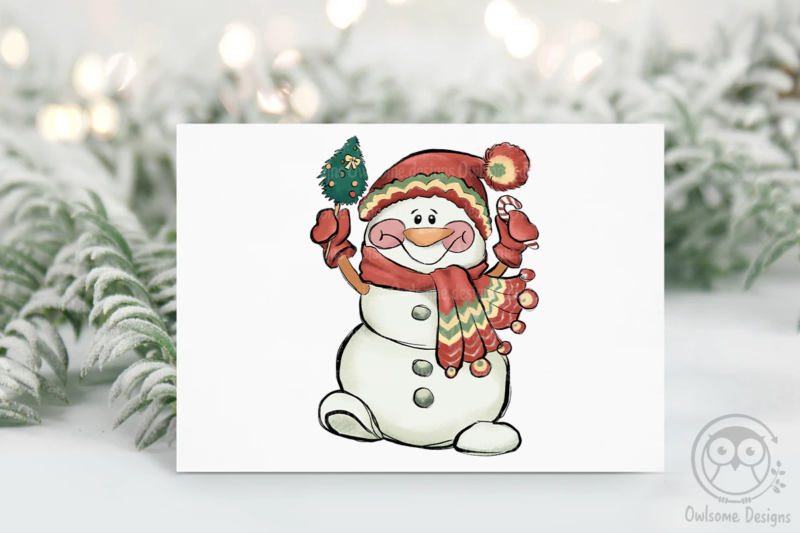 Snowman Christmas Sublimation