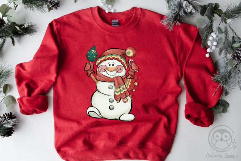 Snowman Christmas Sublimation