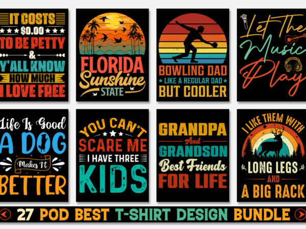 T-shirt design bundle