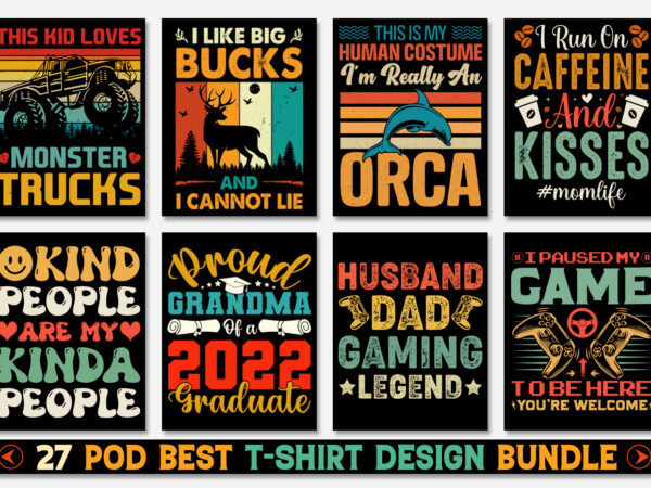 T-shirt design bundle