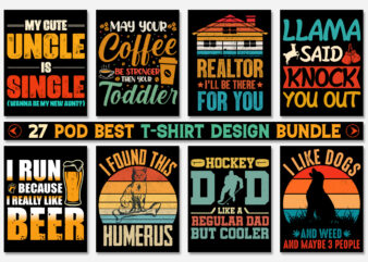 Trendy Pod Best T-Shirt Design Bundle