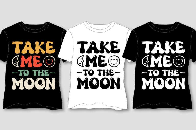 T-Shirt Design Bundle for POD-Typography T-Shirt Design