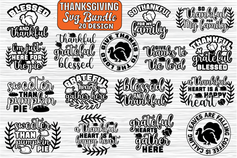 Thanksgiving SVG Bundle